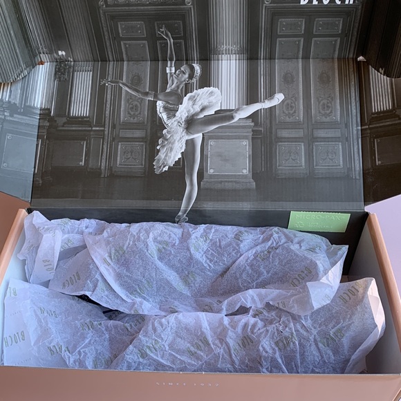 Bloch Navy sparkle ballet dress shoes size 3.5 - Picture 10 of 12